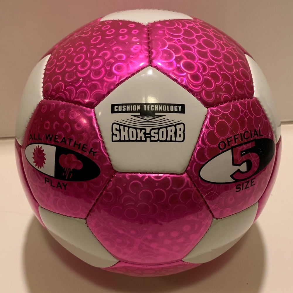 PINK FRANKLIN SOCCER BALL.